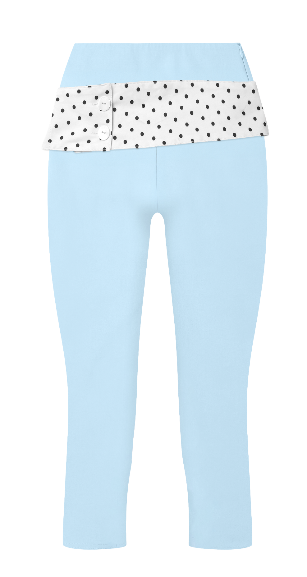 Darla Capri Pants in Powder Blue